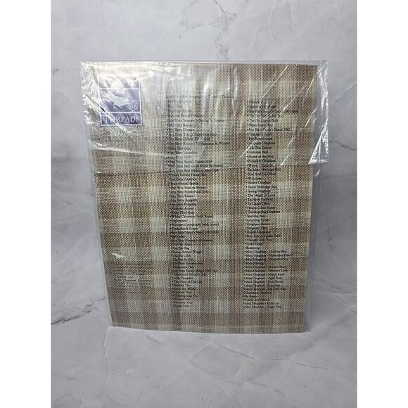 2005 Twisted Threads Cross Stitch Pattern ONLY Easter Gingham - Picture 5 of 5